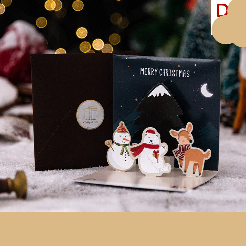 3D Greeting Card | Creative Christmas Eve