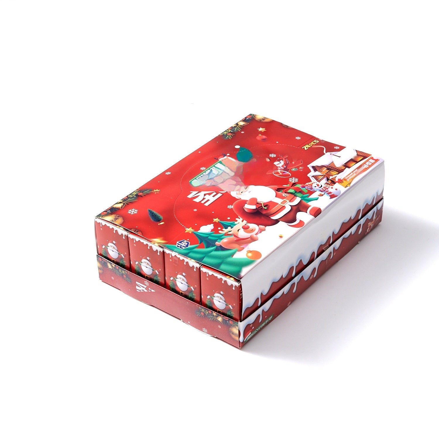 Christmas Blind Box Children's Gift Cartoon Doll Keychain Pendant - 24 boxes