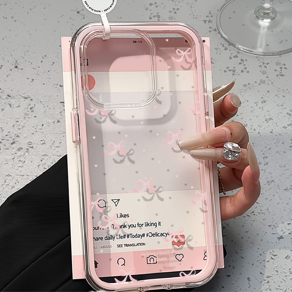 Full-Screen Bow Phone Case (11-17)