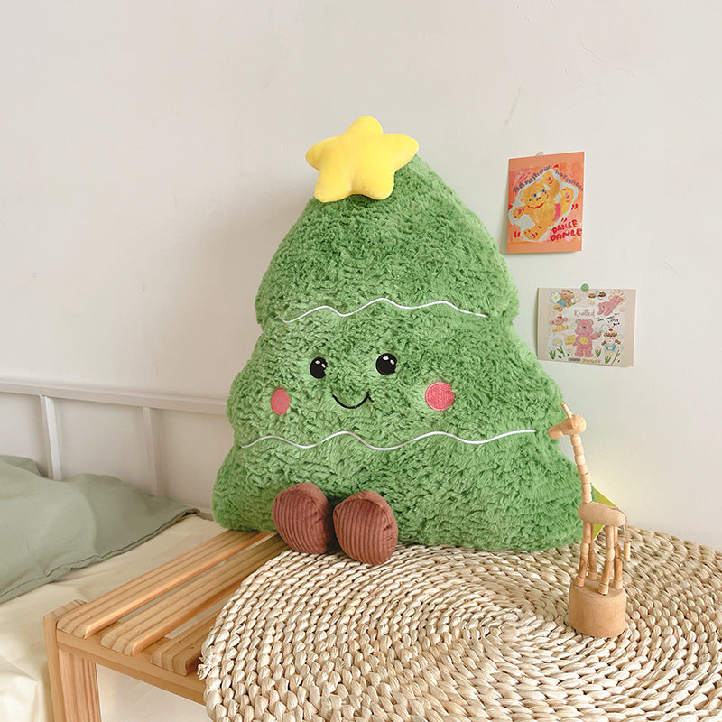 Christmas Tree Plush Toy Cushion
