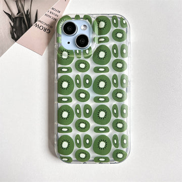 Transparent Sliced Kiwi Fruit Phone Case (11-16)