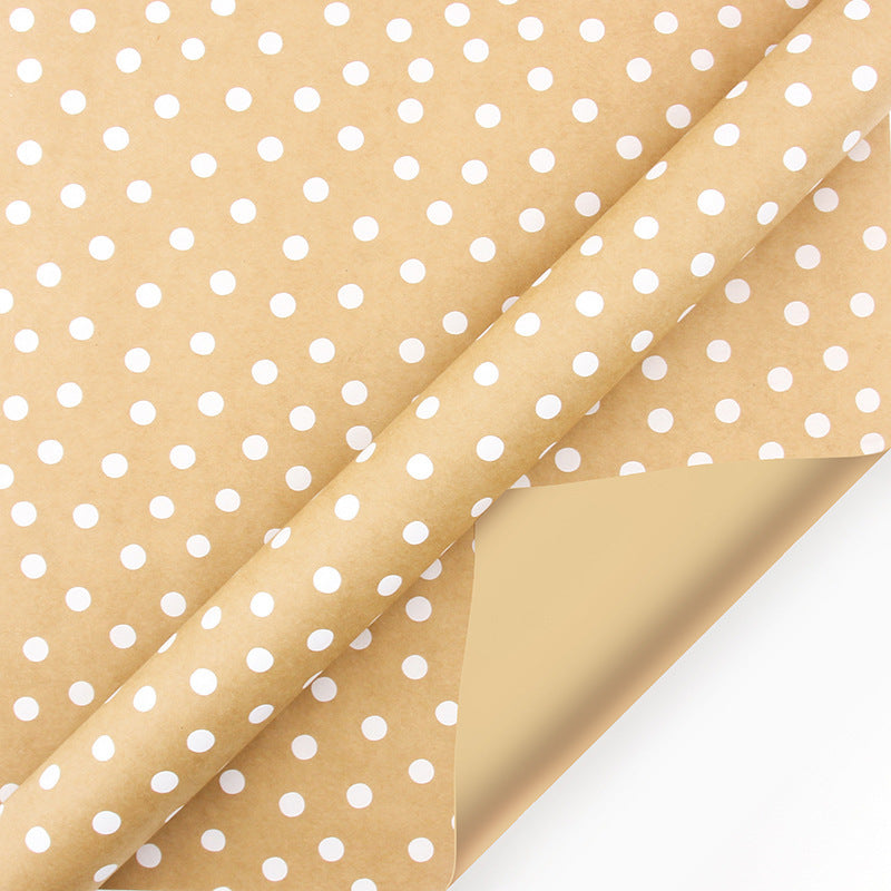 Kraft Paper Retro Christmas Gift Wrapping Paper
